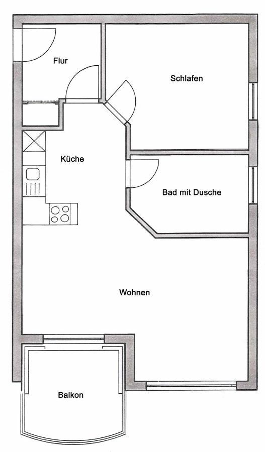 Ferienwohnung Ursula in der Villa zum Kronprinzen direkt gegenüber der Saarow Therme Bad Saarow Exterior foto