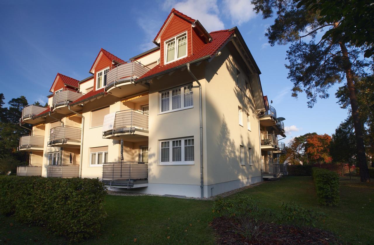 Ferienwohnung Ursula in der Villa zum Kronprinzen direkt gegenüber der Saarow Therme Bad Saarow Exterior foto