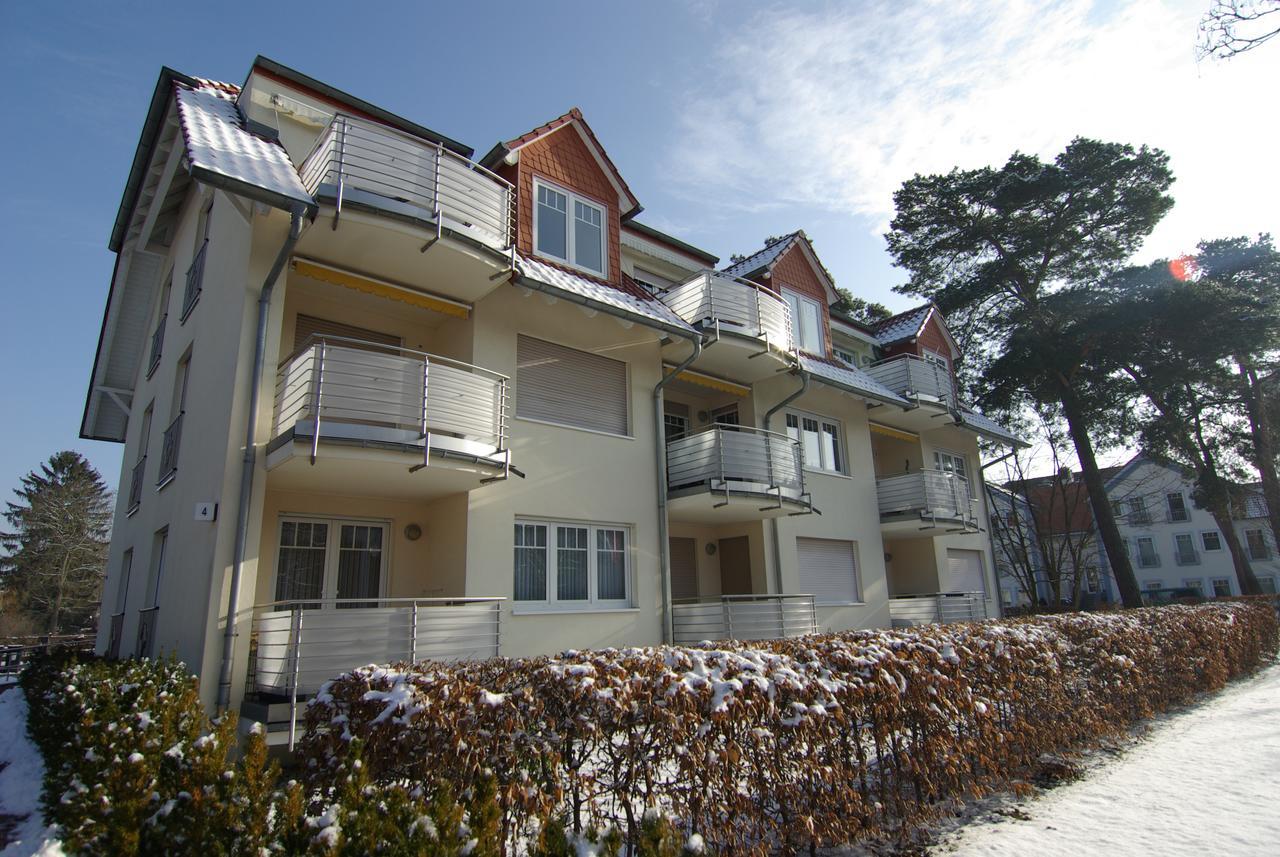 Ferienwohnung Ursula in der Villa zum Kronprinzen direkt gegenüber der Saarow Therme Bad Saarow Exterior foto